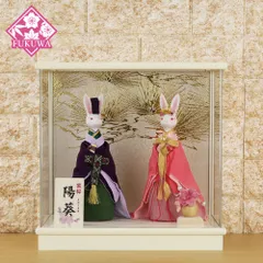 雛人形 ケース飾り 親王飾り アクリルケース 藤翁作 みこと 小三