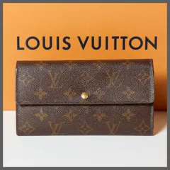 【超美品！】LOUIS VUITTON ルイヴィトン モノグラム ポシェットポルトモネクレディ長財布 M61725