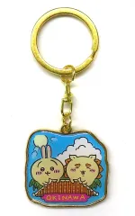 【中古】キーホルダー うさぎ＆シーサー(シーサー) ご当地ダイカットキーホルダー 「ちいかわ なんか小さくてかわいいやつ」 沖縄限定