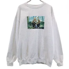 XLARGE エクストララージ 2PAC 長袖 トレーナー M ライトグレー メンズ 古着