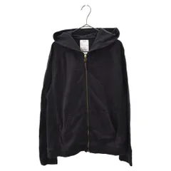 VISVIM (ヴィスヴィム) LUXSIC HOODIE ラグジックコットンジップアップパーカー ネイビーのサムネイル