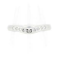 ヨンドシー ハーフエタニティ ダイヤモンド リング 指輪 12号 4℃ Pt999  