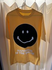 Rad Yo!  ラッドヨー happiness is the truth ニコちゃん Tシャツ 半袖T プリントT オレンジ系 A-526