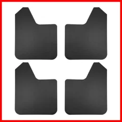 【セール中】車用マッドガード 汎用マッドフラップ 泥除け マッドガード 軽トラ 軽 自動車 乗用車 小型車 4枚セットのサムネイル