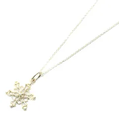 ティファニー TIFFANY & CO. スノーフレーク ネックレス ペンダント チェーン 雪の結晶 シルバー925 SV925 ロゴ 64846 /KW ■GY27 ■OHのサムネイル