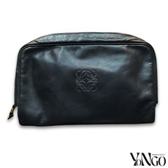 美品✨️】 LOEWEアナグラム レザー ポーチ クラッチバッグ セカンド