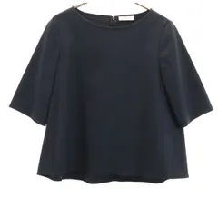 BEAUTY＆YOUTH UNITED ARROWS ビューティーアンドユース ユナイテッドアローズ 日本製 半袖 ブラウス チャコール プルオーバー レディース 古着