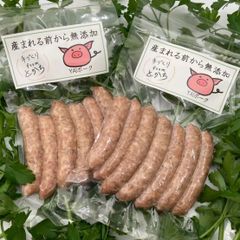 北海道 十勝産「やぶた豚」 豚肉100% 無添加 ソーセージ・ハムセット