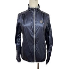 中古 ランバン スポーツ LANVIN SPORT ナイロンジャケット クリーニング済み ダークネイビー レディース サイズ38