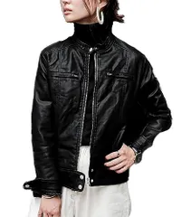 シングル・ブラック_M [FASHIONLETTER] ライダースジャケット レディース レザージャケット ライダース コーデ フェイクレザー ダブル シングル バイクジャケット 大人 秋服 秋アウター 秋ジャケット 秋冬 大きいサイズ 革ジャン 秋冬コーデM
