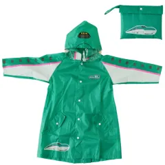 【中古】衣料雑貨 E5系はやぶさ レインコート グリーン 120サイズ