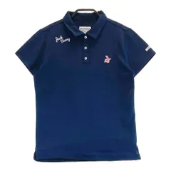 サイズ：1 JACK BUNNY ジャックバニー  半袖ポロシャツ  ネイビー系 [240101317129]# ゴルフウェア レディース ストスト