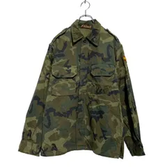 スペイン軍M09デジタル迷彩コンシャツ L 国旗章付 実物中古