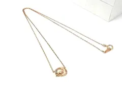 ■美品■ THE KISS ザ・キッス ディズニー くまのプーさん SV925 カラーストーン ネックレス ペンダント ピンクゴールド系 DI4627