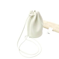 未使用品 Aeta アエタ BONSAC ボンサック レザーポーチ ショルダーバッグ ホワイト PG58