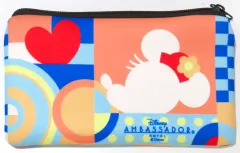 【中古】バッグ ミニーマウス オリジナルポーチ 「ディズニー」 ディズニーアンバサダーホテル ミッキーマウスルーム 宿泊記念品