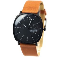 [アウトレット(ベルトに難あり)] スカーゲン 腕時計 メンズ ブラック×ブラウン ラングステッド SKAGEN RUNGSTED SKW6257