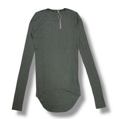 参考上代17600円 D.HYGEN 24SS Modal & Cotton Rib Teleco LongSleeve Tee モダール×コットンリブテレコロングスリーブTシャツ 長袖Tシャツ ロンT ディーハイゲン ST101-0824S クレイブルー 2