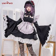 悠窝窝 更衣人形 夢中の恋に落ちた コスプレ衣装 喜多川海夢 メイド服 黒江 ワンピース