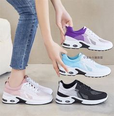 スニーカー 未使用 ウォーキングシューズ クッション性 レディース 通気 ランニング ジョギングシューズ スポーツシューズ 美脚 身長 zhangban185