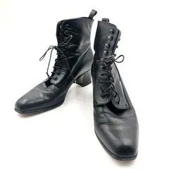 JIL SANDER  ジルサンダー　レースアップブーツ　レザー　本革　10ホール　ブラック　スペイン製　サイズ37(23.5～24cm) レディースのサムネイル