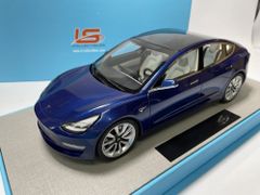 Teslaテスラ Model 3 blue Ls Collectibles 1/18 ミニカー