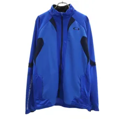 OAKLEY オークリー トレーニング ジャケット L ブルー メンズ 古着