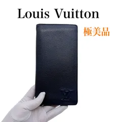 ルイヴィトン M81810 LVアエログラム ポルトフォイユブラザNM 長財布