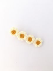 お花刺しゅうのヘアピン