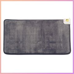 ☆人気商品☆ライフジョイ ホットマット 日本製 グレー 90cm×45cm フランネル 肌触りが良い ふかふか 省エネ 強弱切替 JPMH901HFZ
