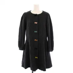 フランシュリッペ franche lippee black ノーカラーコート