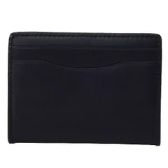 コーチ カードケース COACH カーフレザー マグネティック カードケース カードホルダー 二つ折り ID パスケース マネークリップ 定期入れ ブラック 91661