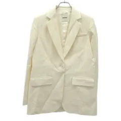sandro サンドロ 25SS suit jacket ビーズ装飾ブレザージャケット SFPVE01151-11 ホワイト系 34のサムネイル