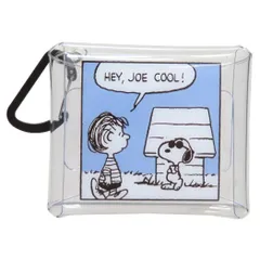【メール便】スヌーピー ミニポーチ クリアマルチケースSS BL スヌーピーコミック ピーナッツ マリモクラフト 小物入れ キャラクター グッズ 