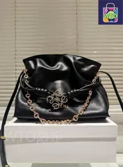 美品ロエベ ブラック ショルダーバッグ-WTO輸入2