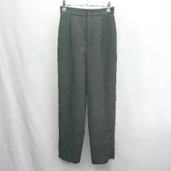 ◇ Θ BEAUTY & YOUTH UNITED ARROWS バックウエストゴム 総柄 テーパードパンツ サイズM ブラック レディース E  【1501230034272】