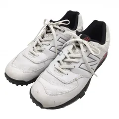 ニューバランス ゴルフシューズ 白×グレー MG574 メンズ 26.5 ゴルフウェア New Balance