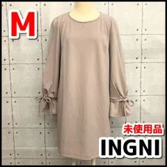 未使用品　レディース/婦人　袖フリルワンピース　INGNI　イング　ピンクベージュ　サイズ:M　NMO10-095-07