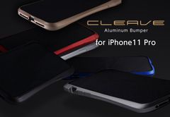 【訳アリ B級品 特別価格】【２個セット】iPhone 11 Pro 用（iPhone XS／X 兼用）、アルミバンパー CLEAVE（クリーヴ）