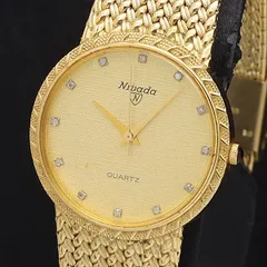 71499 Nivada ニバダ N-23724 腕時計 自動巻 ゴールド文字盤 71499 Nivada ニバダ N-23724 腕時計 自動巻 ゴールド文字盤