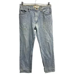 Lee デニムパンツ W34 リー レギュラーフィット ライトブルー コットン メキシコ製 古着卸 アメリカ仕入 2409-196