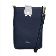 ☆ ネイビー ☆ ショルダーストラップ付きスマホポーチ Cocotte スマホショルダーバッグ レディース スマホポーチ ショルダー スマホポシェット スマホ ショルダーバッグ 大人 かわいい ミニショルダーバッグ 縦 斜めがけ おしゃれ 可愛い オシャレ