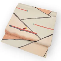 袋帯　六通柄　抽象柄　通年　お仕立て上がり