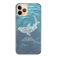 AQUOS sense7 SH-53C SHG10 ケース カバー アクオスセンス7 スマホケース ハードケース 海 鮫 サメ シャーク 水族館 ハワイ 沖縄 水 プール シルエット おしゃれ かっこいい カラー09