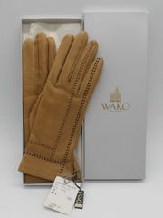 【新品.未使用】wako 　銀座和光　皮革　パンチング手袋