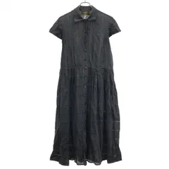 未使用品】FENDI フェンディ ロングデニムワンピース フラワーモチーフ