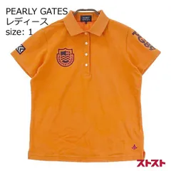 PEARLY GATES パーリーゲイツ 半袖ポロシャツ オレンジ系 1 [240101151233]#