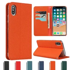 【特価セール】Sailortech iphone xケース手帳型 縄掛け iphone xsカバー 財布型 ライチ紋様 本革レザー アイフォンX ケース アイフォンXS カバー 財布型 カード収納 収納付き 画面保護 横置きスタンド機能 本革レザー ケース（弱