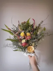 母の日ラッピング無料⭐︎お花摘みボリュームスワッグLサイズのサムネイル