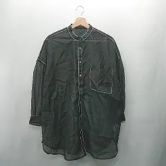 ◇ ⊂ classicalelf クラシカルエルフ シアー素材 長袖 ブラウス サイズL ブラック レディース E  【1410100068661】